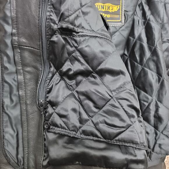Unik Ultra Leather Motorcycle Jacket Zip Out Liner/Vest Women's M - Picture 9 of 9